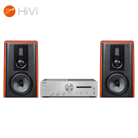 惠威 HiVi M3+安桥A-9110 HIFI功放书架箱 2.0声道客厅电视音响 发烧音乐音箱 三分频 电脑 家庭影院