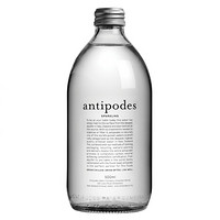 新西兰进口 绮怡antipodes 玻璃瓶饮用水 antipodes绮怡天然纯净饮用水气泡水 含气500ml单瓶