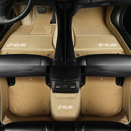 VISAIR专车专用定制汽车脚垫阿尔法罗密欧 玛莎拉蒂全系Giulia 吉博力 总裁全包围纤维丝圈双层脚垫优雅米