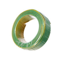 金山 电线电缆  国标单芯多股塑铜软线BVR1.5平方毫米  双色  100米/盘