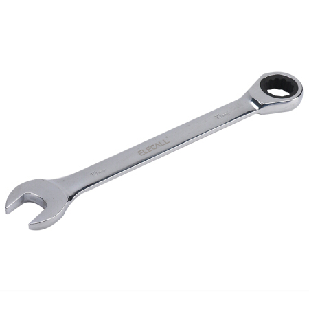 伊莱科 （ELECALL）固定头棘轮扳手 19mm 快速开口两用梅花扳手自动扳手五金工具省力板手 ET090119