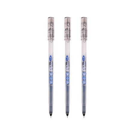 韩国东亚（DONG-A）0.48mm香水中性笔 PERFUME香味笔啫喱笔 PF048-3黑色 3支/盒