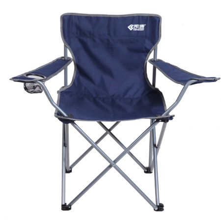 凯速 折叠椅 钓鱼椅子 沙滩休闲椅 户外便携式躺椅 藏青色 2358
