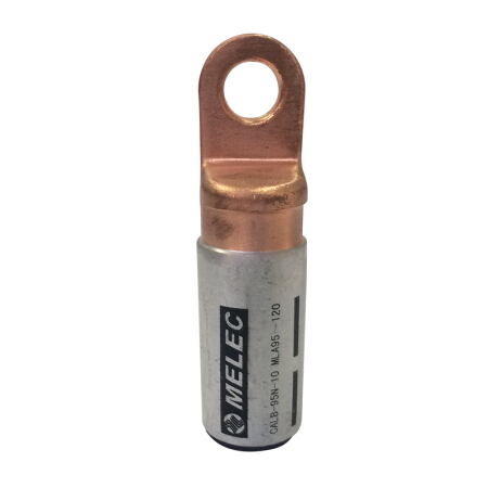 MELEC CALB-N 铜铝端子 1KV及以下摩擦焊型母排铜铝线耳 CALB-300N-12