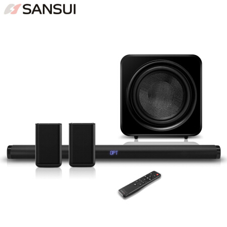 SANSUI 山水 DV-91K 音箱 家庭影院 虚拟5.1声道 无线3D环绕无线蓝牙家庭客厅电视音响