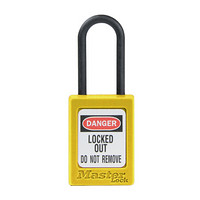 MASTERLOCK/玛斯特锁 工业安全挂锁 绝缘 防磁 防电火花 工程电力锁 上锁挂牌 S32 黄色