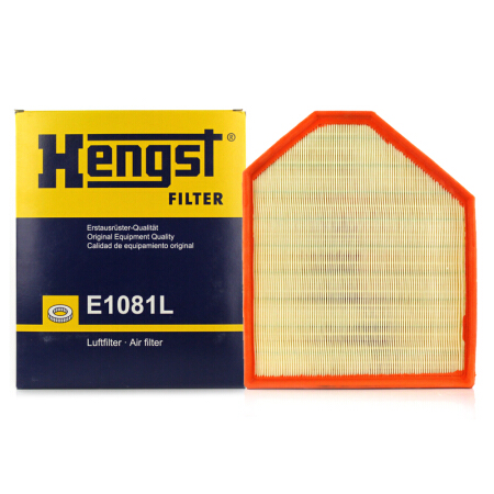 汉格斯特(Hengst)空气滤清器*滤芯格E1081L(宝马X3(F25)/X4(F26) 2.0T)