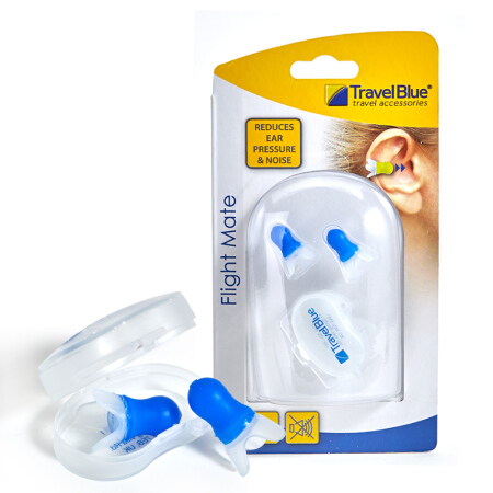 蓝旅（TRAVEL BLUE）耳塞睡眠防噪音 飞机航空减压降噪耳塞