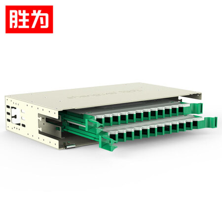 胜为（shengwei）24芯ODF光纤配线架箱体含空盘 标准19英寸机架式1.2mm冷轧板 ODF-1024K