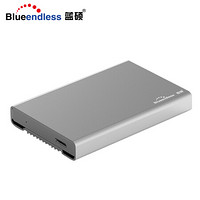 蓝硕（BLUEENDLESS）U23Q（9.5） Mirco口移动硬盘盒USB3.0全金属2.5英寸