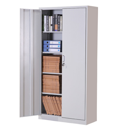 佐盛文件柜铁皮柜档案柜办公柜钢制资料柜储物柜  二门文件柜  1800*850*390