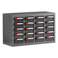 富路达 20抽防静电抽屉零件柜工具盒抽屉柜元件柜 螺丝整理柜 小物品储物柜