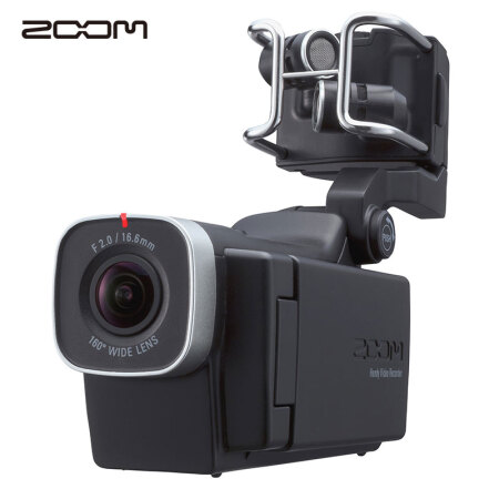 日本ZOOM Q8 黑色 高清数码手持视频录音机麦克风 专业摄像/录音一体机 乐器学习商务采访机