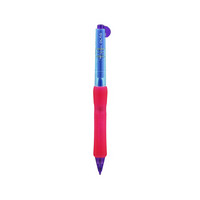 日本蜻蜓（Tombow）自动折折铅笔 可弯曲出铅自动铅笔 0.5mm弯折式自动铅笔 SH-OL 蓝杆透明粉握胶
