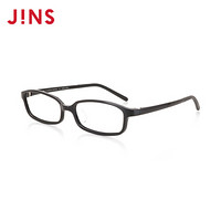 日本睛姿（JINS）老花镜100度成品男女通用舒适款TR轻量方框FRD18A058 94黑色 1.00