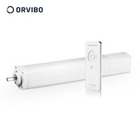 欧瑞博( ORVIBO) 智能电动窗帘电机(ZigBee开合帘电池版) 自动静音支持米家APP小爱Siri语音控制