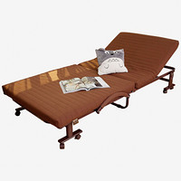 施豪特斯（SHTS）折叠床 免安装折叠沙发床午休床陪护床HLC-07-90 咖啡色
