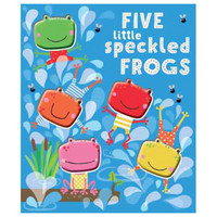 五只有斑点的小青蛙Five Little Speckled Frogs