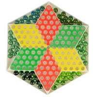 星球 跳棋 儿童玩具玻璃球棋 益智玩具棋牌 4032 颜色随机