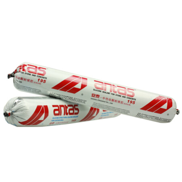 商品安泰(antas)中性硅酮耐候密封胶195 石材幕墙密封用胶 灰色500ml