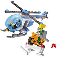 积高（COGO）新城市系列积木之直升机摩托车 儿童启蒙拼装玩具 立体拼插小颗粒积木164片 4149-B01