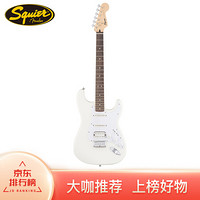 芬达（Fender）Squier Bullet HSS AWT 电吉他 新款子弹系列ST型固定琴桥单单双线圈初学入门电吉他珍珠白色