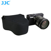 JJC 佳能M100相机包 EOS M6内胆包 微单相机收纳袋 便携保护套 M10 M3 M2 M摄影配件 15-45 18-55三角包