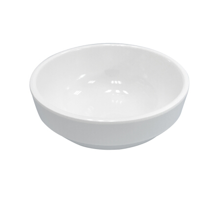 卡质KAZHI  餐具 白色瓷碗 8英寸 酒店餐厅汤碗米饭碗 可定制logo 10个装