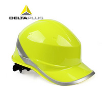 代尔塔（DELTAPLUS）102018 钻石5型 ABS 绝缘安全帽 黄色 1个 定制款