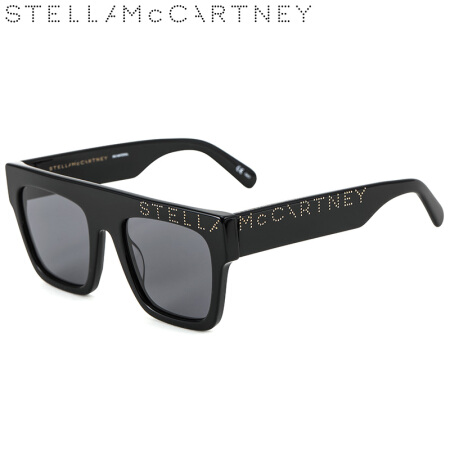 丝黛拉麦卡妮(StellaMcCartney)太阳镜女 墨镜 灰色镜片黑色镜框SC0170S 002 51mm