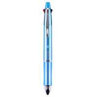 日本百乐（PILOT）限定款多色圆珠笔中性笔按动四色多功能圆珠笔+自动铅笔0.5mm冰蓝BKHDF1SEF-IL 金属杆