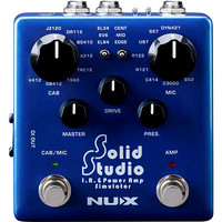 NUX电吉他箱体模拟单块效果器后级DI盒IR采样 solid studio蓝色