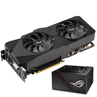 华硕（ASUS）DUAL-RTX2060S-O8G-EVO OC 2060 SUPER显卡+华硕ROG STRIX 650W金牌全模电源  信仰套装