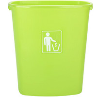 ABEPC 大号塑料垃圾桶30L40升65L四色工业户外加厚包邮厨房家用大垃圾桶 30L-H 果绿色无盖 图标可定制