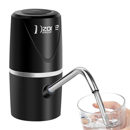 极度空间 桶装水抽水器 自动上水器压水器家用饮水机器 纯净水桶用电动抽水器 D6黑色
