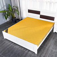 莱客轩 LAIKEXUAN床垫可折叠3E椰梦维薄椰棕床垫3D面料1800*2000黄色5厘米厚