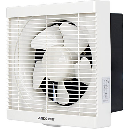 爱美信（AMX）APB20-SH1 排气扇排风扇换气扇厨房卫生间 百叶窗式单向带网墙窗式8寸