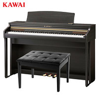 卡瓦依（KAWAI）电钢琴88键重锤 CA28卡哇伊电子数码钢琴成人儿童学生初学专业家用 标配三踏板+双人琴凳礼包