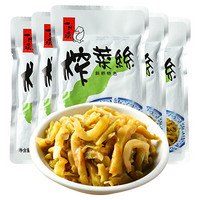 一只鼎 上海特产 榨菜丝 佐餐配粥小菜 调味调料品 即食下饭菜 咸菜腌菜酸菜 袋装400g（ 80g*5袋）