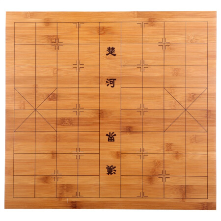 维康全竹画线2CM棋盘(碳化)围棋中国象棋双面棋盘