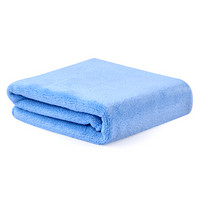 卡飾社 洗車毛巾擦車布 專用加厚吸水不留痕清潔抹布 超細纖短絨汽車用毛巾 天藍40*40cm