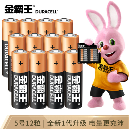 DURACELL 金霸王 5号电池12粒装 本色