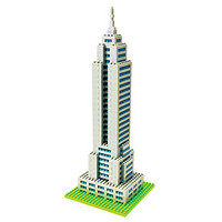 日本nanoblockNB纽约帝国大厦小颗粒拼插拼搭微型积木儿童玩具建筑系列 12岁+ 818752男孩女孩生日礼物