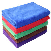 车之吻 5条装细纤维擦车毛巾 (加厚型60CM*40CM) 红色/绿色/蓝色/咖色/紫色