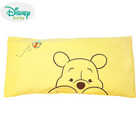 迪士尼 DisneyBaby 0-6岁婴儿儿童枕头定型透气新生儿小孩宝宝荞麦枕 欢乐派对 50*25cm 黄色