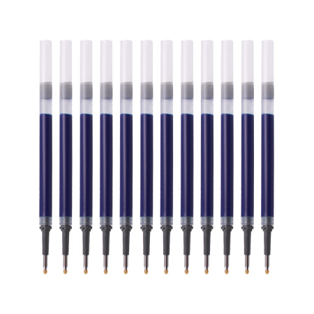 派通（Pentel）BLP75笔芯耐水速干中性笔芯LRP5蓝色替芯0.5mm 12支装