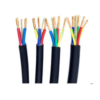 晶花国标耐油中型橡套线 软橡套线 电线 电缆 YZW 3*1 100米/盘