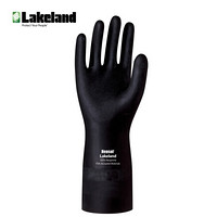 雷克兰（Lakeland）耐酸碱溶剂防化手套耐油工业劳保手套氯丁腈橡胶防护手套 9码EC30F