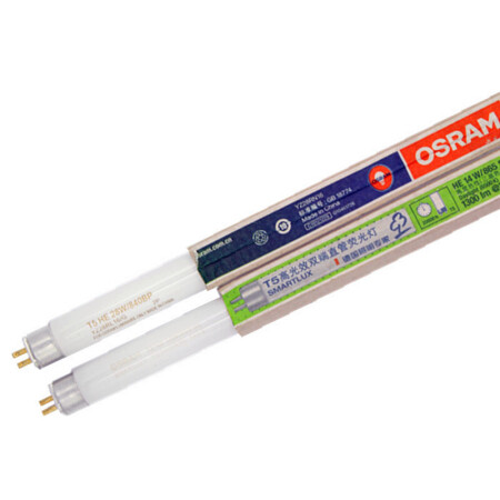欧司朗OSRAM T5高光效直管荧光灯 SMARTLUX HE35W/865 O-D 6500K 白光 50只装
