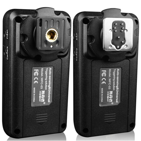 斯丹德(sidande) WFC-03 相机通用2.4G闪光灯引闪器（适用佳能、尼康、宾得等）无线快门线 触发器遥控器